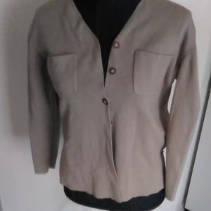 Paradox light gray cardigan sweater